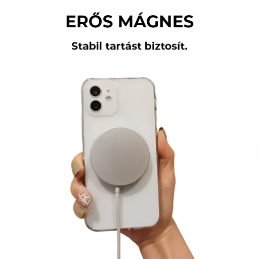  10DB Alphajack Magsafe kompatibilis mágnesgyűrű fekete, univerzális öntapadós - 2