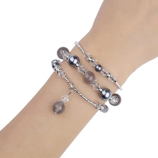 Apple Watch 38/40/41mm Karkötős óraszíj design 4 szürke - 3