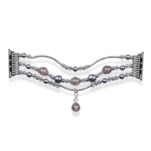 Apple Watch 38/40/41mm Karkötős óraszíj design 4 szürke - 1