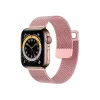 Apple Watch 42/44/45mm Karkötős óraszíj Milan világos rózsaszín thumbnail