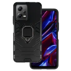 Xiaomi Redmi Note 12 5G/Poco X5 Ring Armor tok kihajtható támasszal fekete
