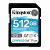 KINGSTON Memóriakártya SDXC 512GB Canvas Go Plus 170R C10 UHS-I U3 V30 thumbnail