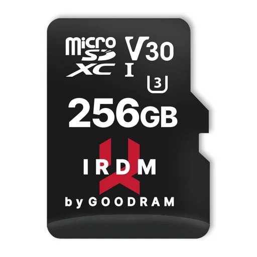 GOODRAM Memóriakártya SDXC 256GB UHS-I U3 V30 + adapter - 2