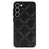 Samsung Galaxy S23 Leather 3D bőr telefontok fekete design 3 thumbnail