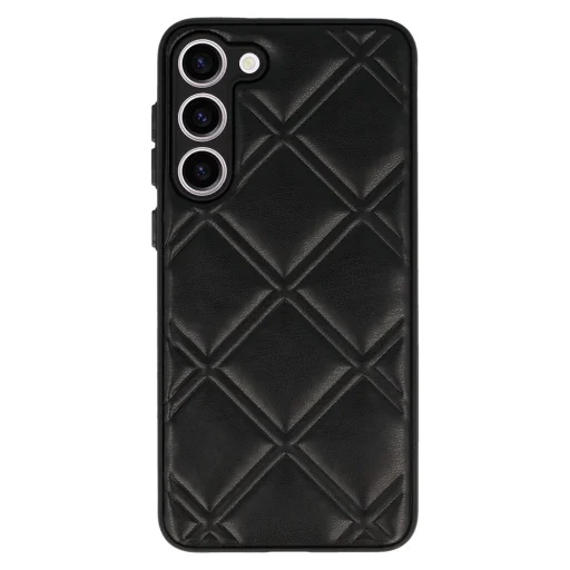 Samsung Galaxy S23 Leather 3D bőr telefontok fekete design 3 - 5