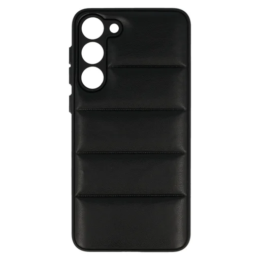 Samsung Galaxy S23 Plus Leather 3D bőr telefontok fekete design 2 - 2