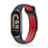 Xiaomi Smart Band 8/8 NFC Tech-Protect Softband óraszíj fekete/piros thumbnail