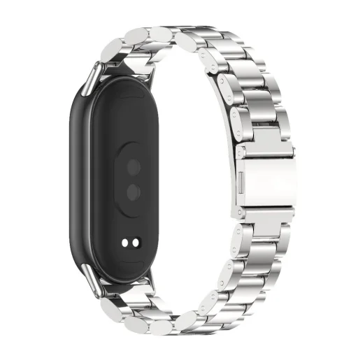 Xiaomi Smart Band 8/8 NFC Tech-Protect Stainless szíj ezüst - 5
