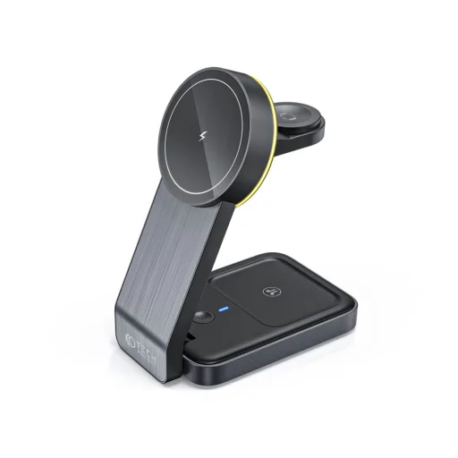 Tech-Protect QI15W-A28 3 az 1-ben vezeték nélküli mágneses töltő fekete - 6