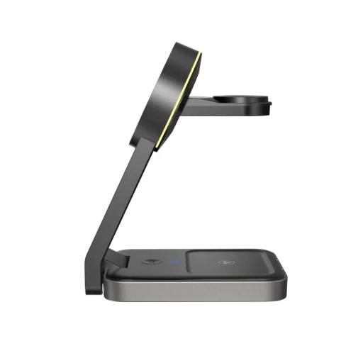 Tech-Protect QI15W-A28 3 az 1-ben vezeték nélküli mágneses töltő fekete - 1