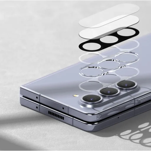 Samsung Galaxy Z Fold 5 Ringke hátlapi kameralencse védő keret fekete - 4