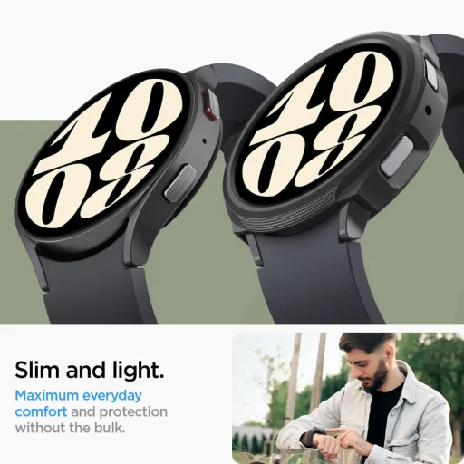 Samsung Galaxy Watch 6 44 mm Spigen Liquid Air tok matt fekete - 9