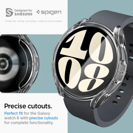 Samsung Galaxy Watch 6 44 mm Spigen Ultra Hybrid tok Crystal Clear - 7