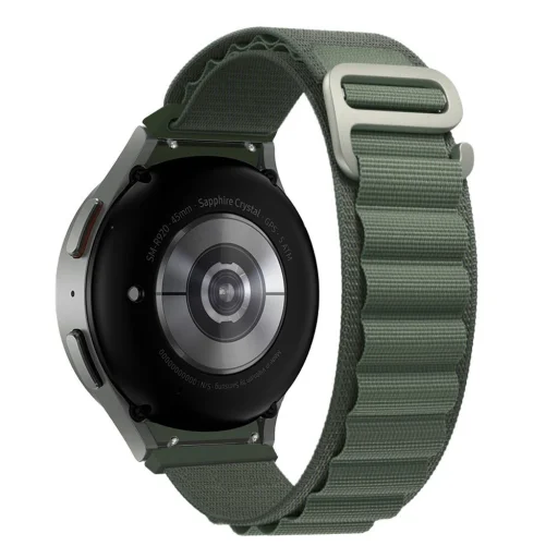 Samsung Galaxy Watch 4/5/5 Pro/6 Tech-Protect Nylon Pro óraszíj katonai zöld - 4