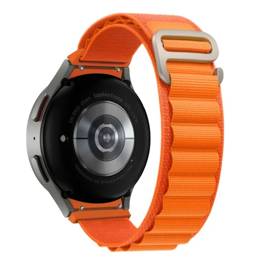 Samsung Galaxy Watch 4/5/5 Pro/6 Tech-Protect Nylon Pro óraszíj narancs - 7