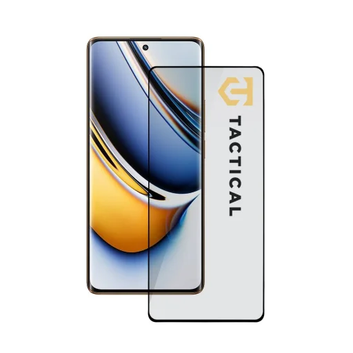 Realme 11 Pro Plus 5G Tactical Shield 5D kijelzővédő üvegfólia fekete - 1