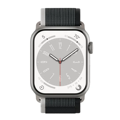 Apple Watch 4/5/6/7/8/9/SE (38/40/41mm) Next One Athletic Loop óraszíj fekete - 3