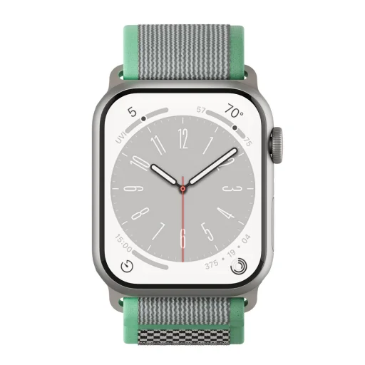 Apple Watch 4/5/6/7/8/9/SE (38/40/41mm) Next One Athletic Loop óraszíj menta - 4