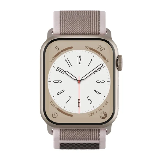 Apple Watch 4/5/6/7/8/9/SE (38/40/41mm) Next One Athletic Loop óraszíj pink sand - 3