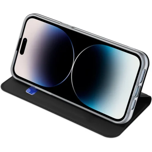 iPhone 15 Pro Max Dux Ducis Skinpro fliptok fekete - 8