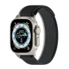 Apple Watch 4/5/6/7/8/9/SE/Ultra (42/44/45/49mm) Next One Athletic Loop óraszíj fekete thumbnail