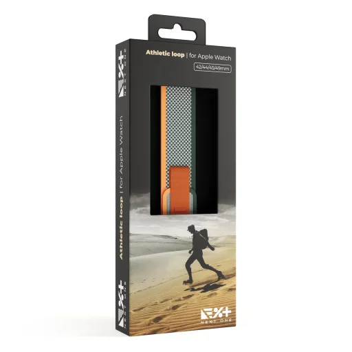 Apple Watch 4/5/6/7/8/SE/Ultra (42/44/45/49mm) Next One Athletic Loop óraszíj zsályaszínű - 7