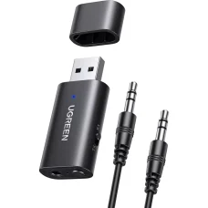 UGREEN CM523 Audio adapter, USB-A 3.5 mm Jack, Bluetooth 5.1 fekete