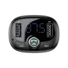 Baseus T-typed S-09 Bluetooth FM Transmitter fekete - 6