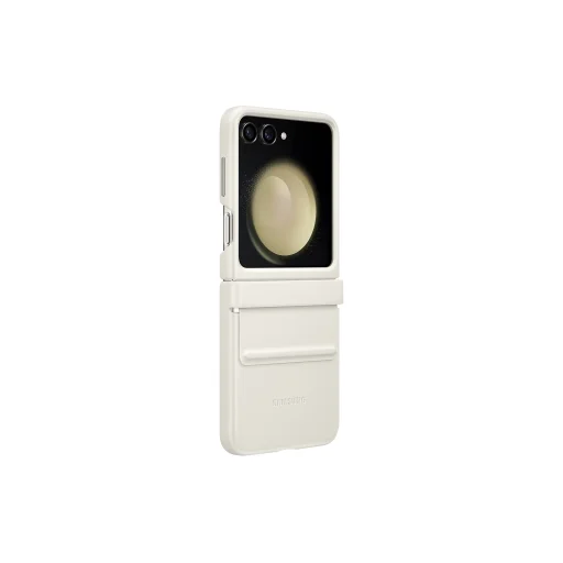 Samsung Galaxy Z Flip 5 Samsung bőr tok EF-VF731PUE Cream gyári - 4