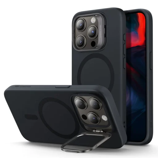 iPhone 15 Pro Max ESR Cloud KickStand Halolock MagSafe tok fekete - 1