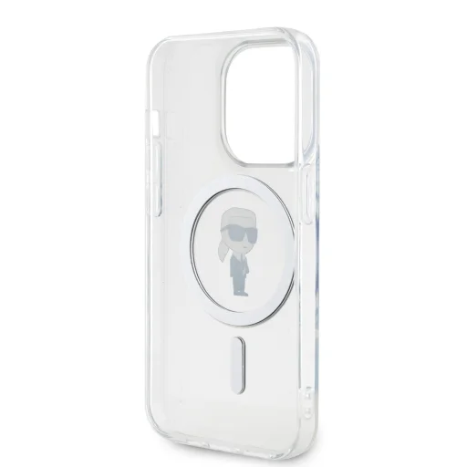 iPhone 15 Pro Karl Lagerfeld KLHMP15LHFCKNOT IML Ikonik MagSafe tok átlátszó - 2