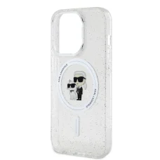 iPhone 15 Pro Max Karl Lagerfeld KLHMP15XHGKCNOT IML Glitter MagSafe tok átlátszó