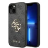 iPhone 15 Guess PU 4G Metal Logo tok szürke (GUHCP15S4GMGGR) thumbnail