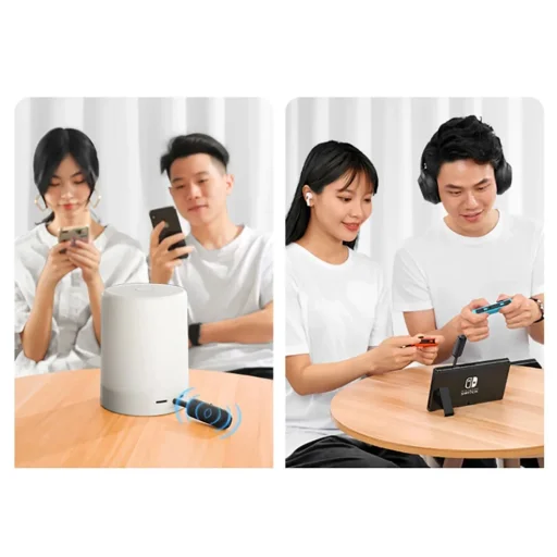 Ugreen bluetooth adó-vevő transmitter mini jack 3,5 mm fekete (CM403) - 12