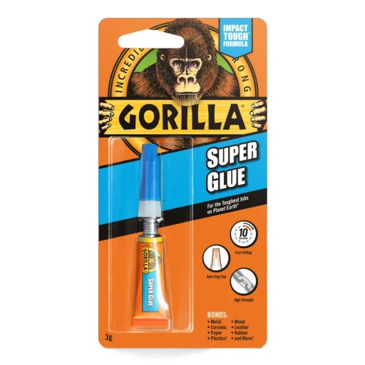 Gorilla Super Glue pillanatragasztó 3g - 1