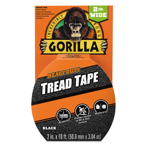 Gorilla Tread Tape 3m x 50mm fekete csúszásgátló szalag - 1