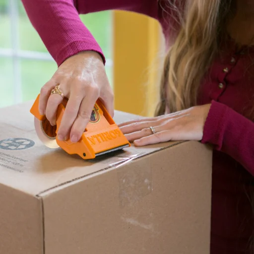 Gorilla Packaging Tape csomagolószalag adagolóval 18m x 72mm extra erős - 3