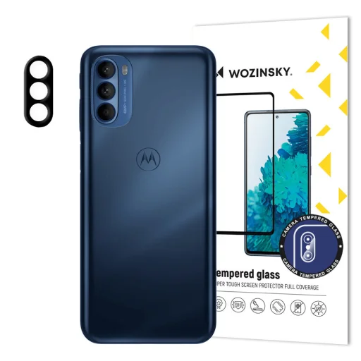 Motorola Moto G41 Wozinsky Full Camera Glass 9H kameralencse védő üvegfólia fekete - 1