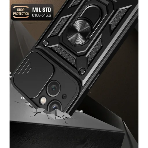 iPhone 15 Plus Hybrid Armor Camshield tok kék - 6