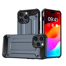 iPhone 15 Pro Hybrid Armor tok kék telefontok
