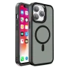 iPhone 15 Pro Max Magnetic Color Matte tok fekete telefontok thumbnail