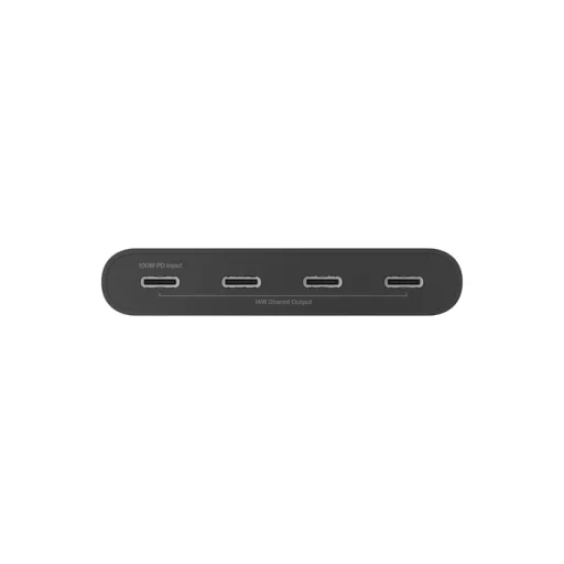 Belkin CONNECT USB-C elosztó adapter - 4-Port USB-C Hub - fekete - 8