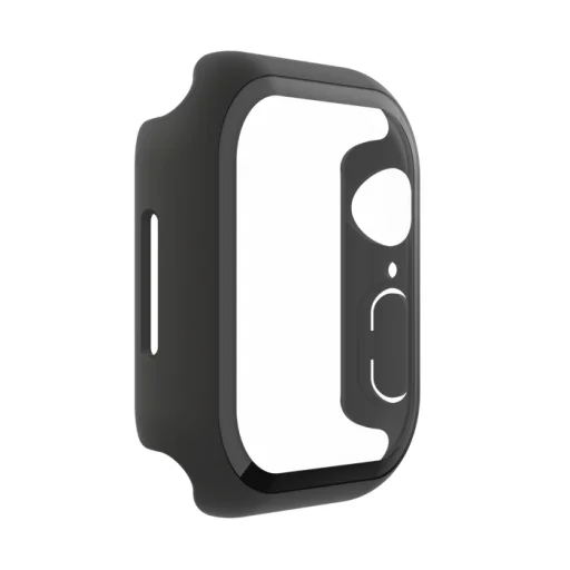 Apple Watch 8/7/6/5/4/SE (44/45mm) Belkin ScreenForce TemperedCurve 2 az 1-ben kijelzővédő és tok - fekete - 8