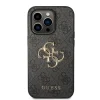 iPhone 15 Pro Max Guess PU 4G Metal Logo tok szürke (GUHCP15X4GMGGR) thumbnail
