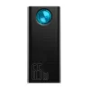 Baseus Amblight Powerbank 30000mAh, 4xUSB, USB-C, 65W (fekete) - 1