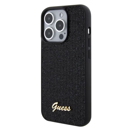 iPhone 15 Pro Guess PU Square Mirror Script Logo tok fekete (GUHCP15LPMSDGSK) - 6