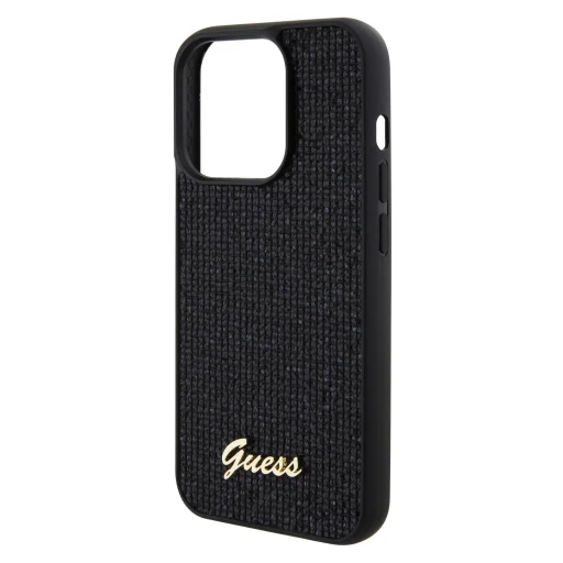 iPhone 15 Pro Guess PU Square Mirror Script Logo tok fekete (GUHCP15LPMSDGSK) - 3