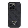 iPhone 15 Pro Max Guess PU 4G Strass Triangle Metal Logo tok fekete (GUHCP15XP4TDPK) thumbnail