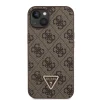 iPhone 15 Guess PU 4G Strass Triangle Metal Logo tok + Crossbody pánt barna (GUHCP15SP4TDSCPW) thumbnail