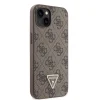iPhone 15 Guess PU 4G Strass Triangle Metal Logo tok + Crossbody pánt barna (GUHCP15SP4TDSCPW) thumbnail